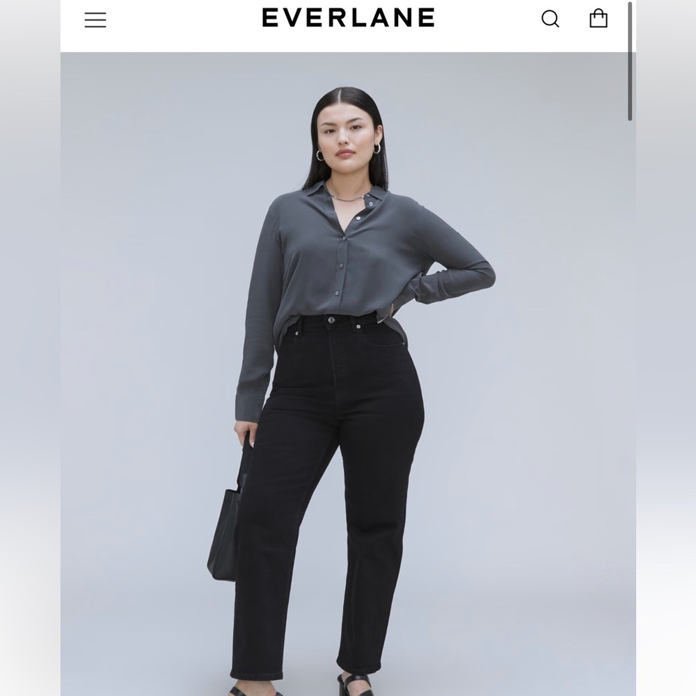 Everlane curvy way high jean - never worn!